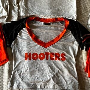 Hooters Collection - White, Black, and Orange Apparel
